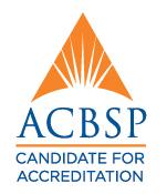 ACBSP Candidate for Accreditation