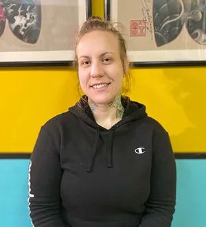 Construction student Samantha Bujtor