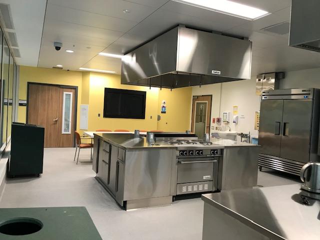 CAMH kitchen where GBC instructors deliver classes