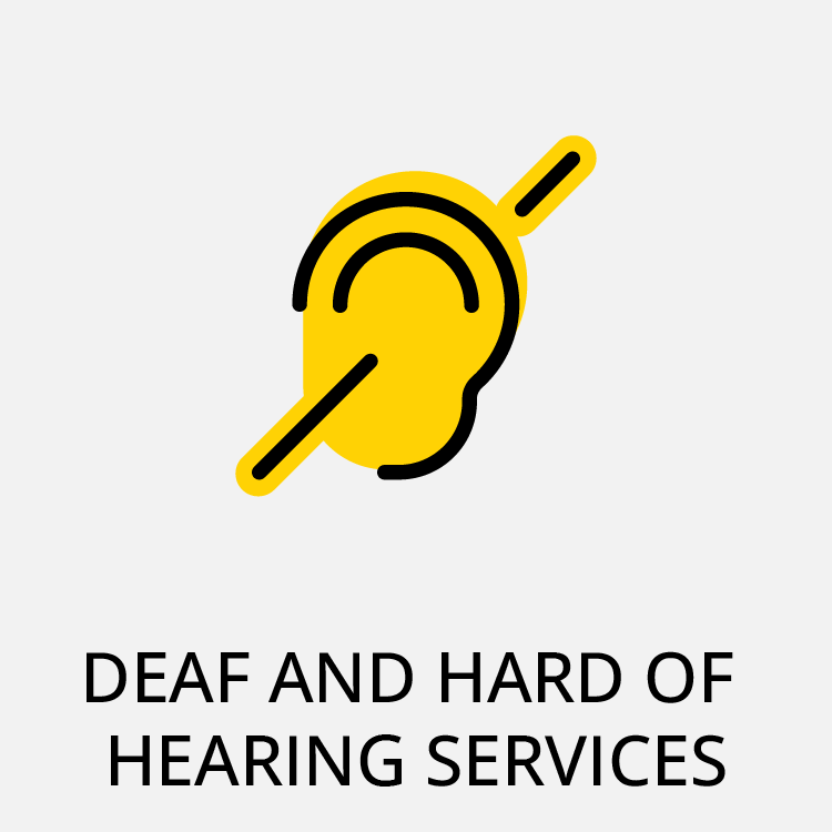 Ear Icon - Deaf and Hard of Hearing Services