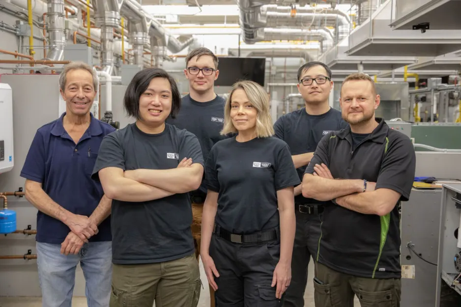 Student competitors and instructors from GBC's 2024 CMPX team