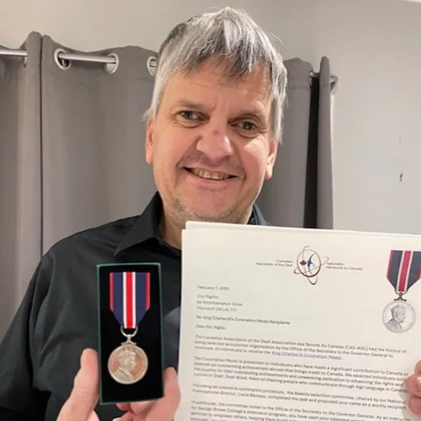 Elio Riggillo wins a King Charles III Coronation Medal