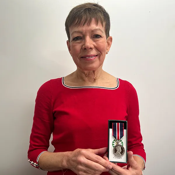 Debra Russell wins a King Charles III Coronation Medal