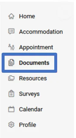 documents menu