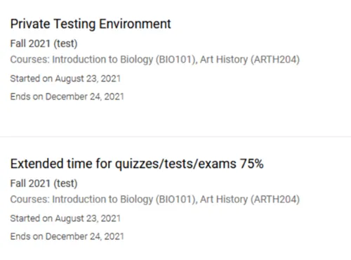 Accommodation Renewal selections review