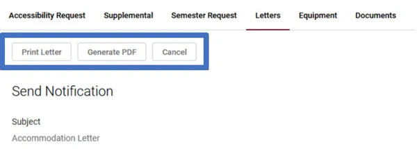 review, print or generate pdf