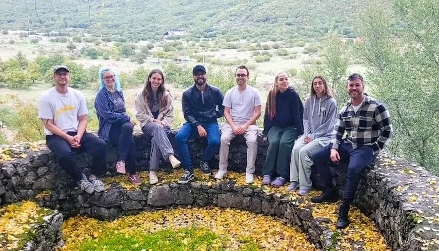 group of students from theSchool Of Architectural Studies’ Study Abroad program in Italy