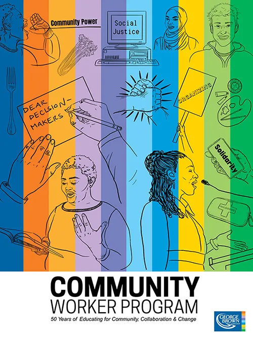 Community Worker Bursary for our 50th Anniversary poster