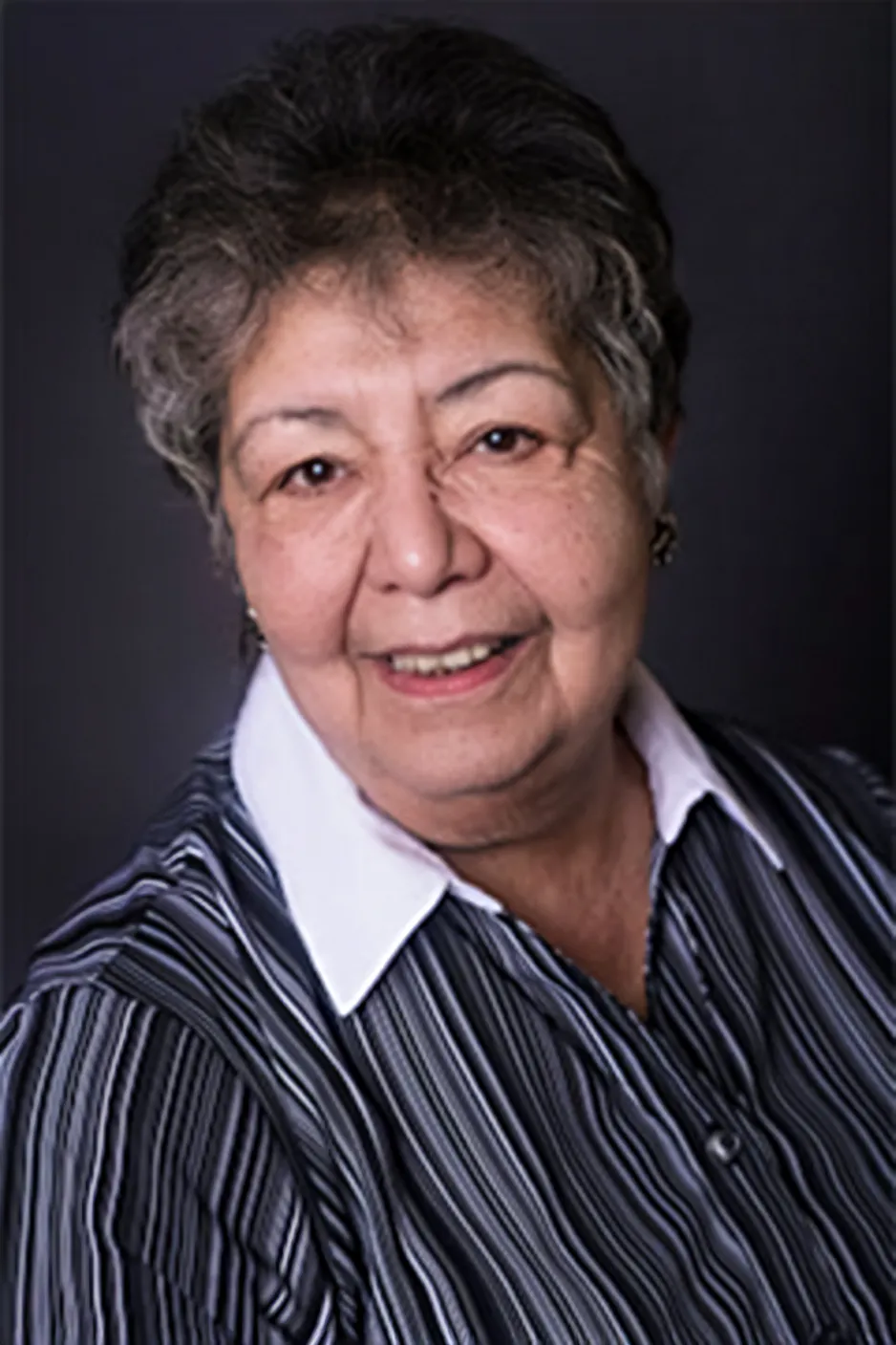 A headshot of Frances Sanderson