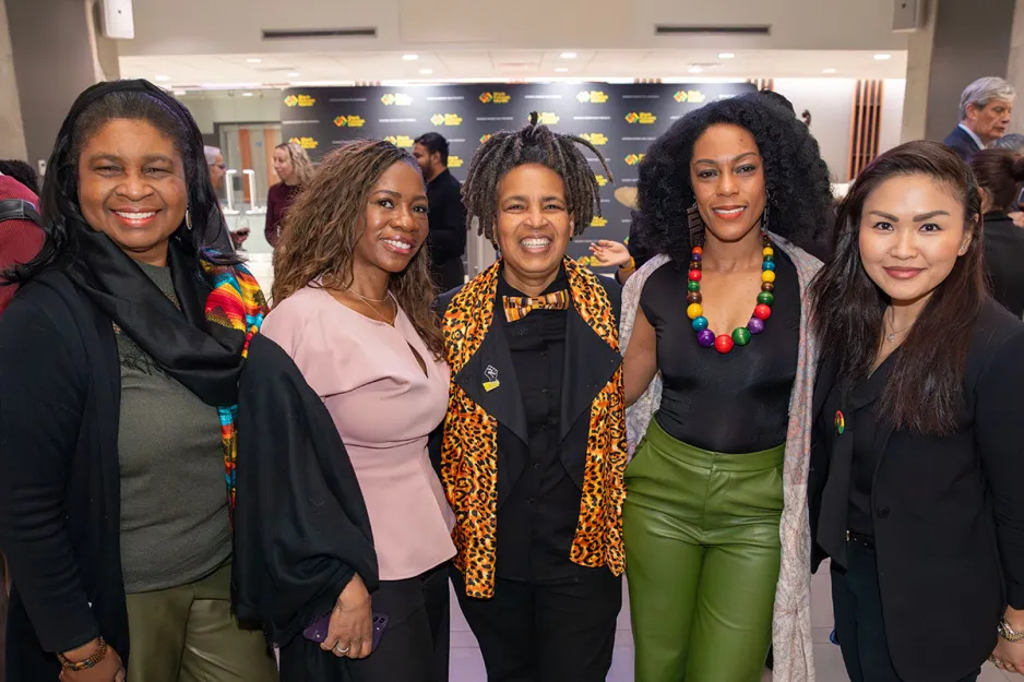 Professor Natalie Wood with colleagues and guests at the William Peyton Hubbard Naming Event, February 2026.