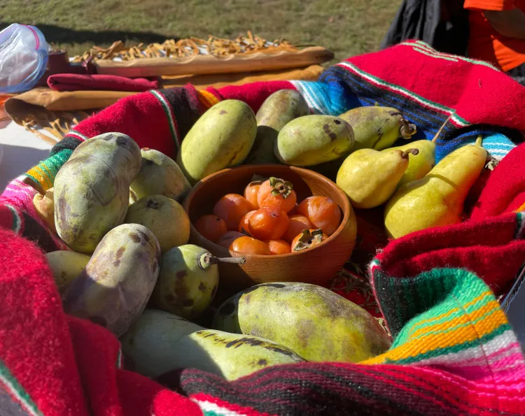 Sacred fruits at the Sacred Fire Ceremony