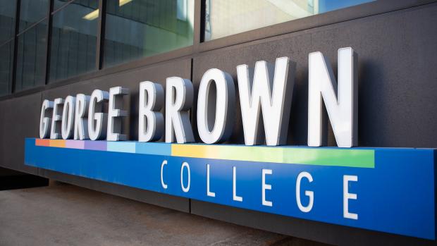 George Brown sign Casa Loma Campus