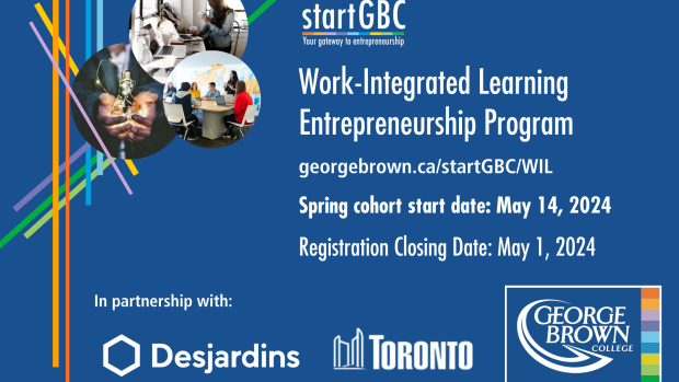 Image to promote startGBC work-integrated learning program for the spring semester