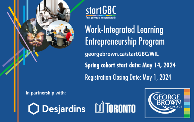 Image to promote startGBC work-integrated learning program for the spring semester