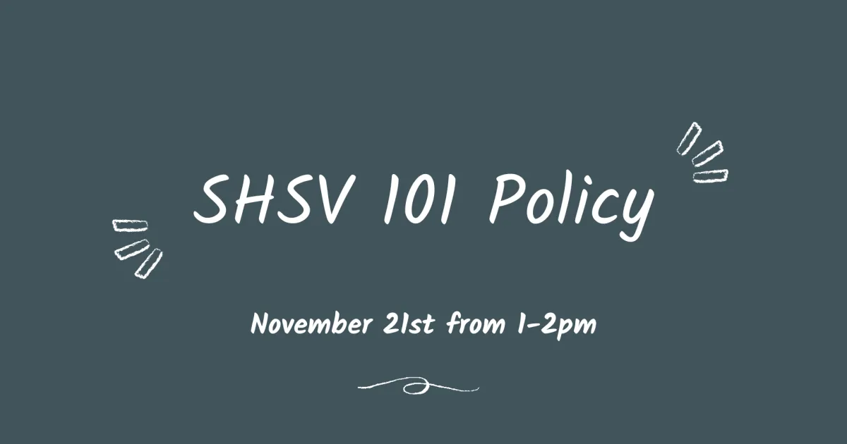 Sexual Harassment & Sexual Violence (SHSV) Policy 101 Session | George ...