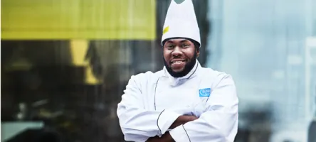 Chef smiling at the camera
