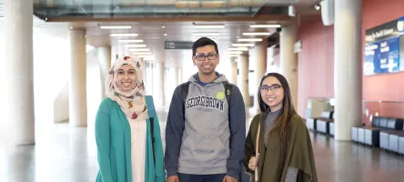 Three International Students