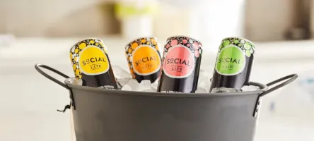 A photo of Social Lite beverage in ice