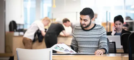 workspace at the School of Design
