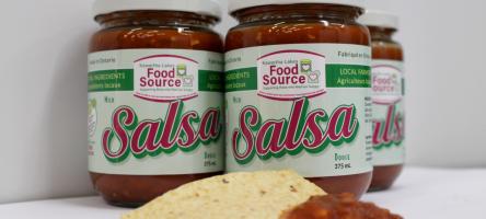Kawartha Lake Food Source salsa jars