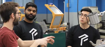 Plastic Flux cofounders with GBC prof John-Allan Ellingson