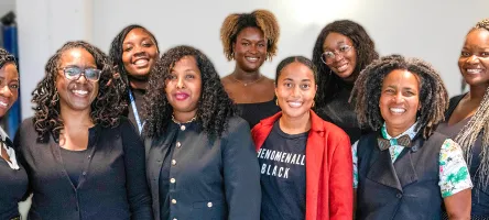 Group of women in the Black Futures Initiatives space